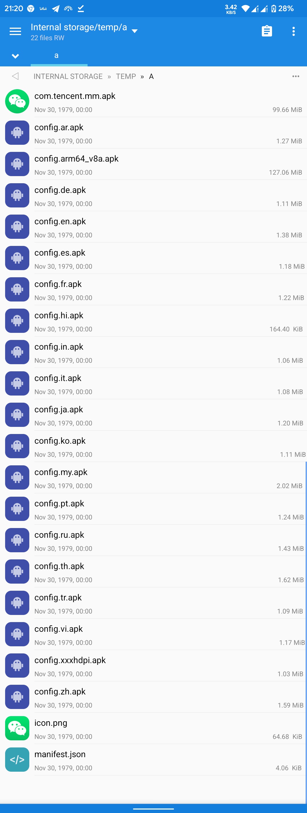 WeChat xapk